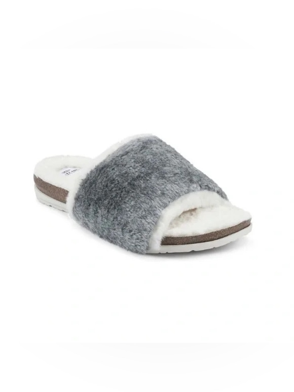 NWOB Earth Origins Olli Faux Fur Frost Gray